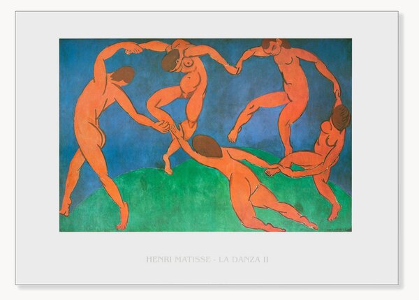 Plakat Henri Matisse - La Danza II