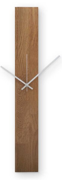 Drewniany zegar ścienny z dębu, nowoczesny design - TKOI