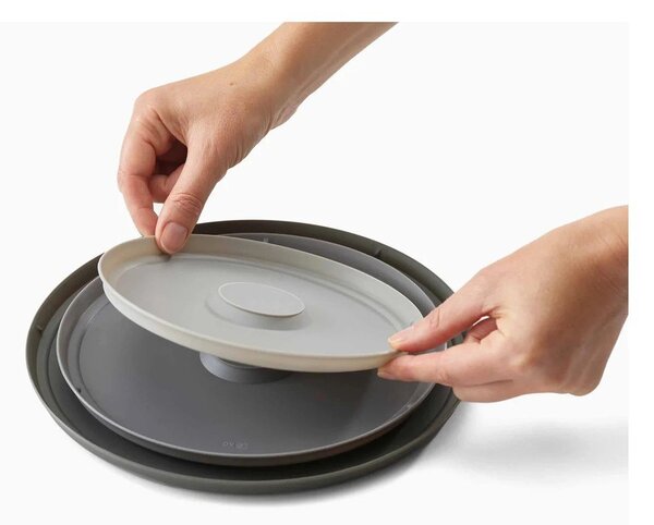 Misy zestaw 4 szt. ze stali nierdzewnej w kolorze srebra ø 28,5 cm Nest Prep&Store – Joseph Joseph