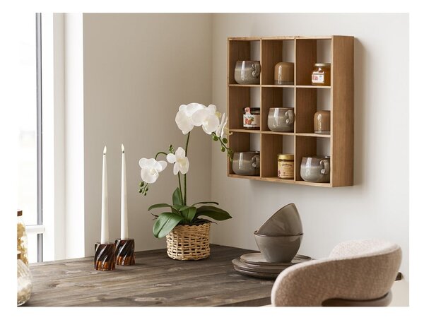 Wielopoziomowa półka z litego drewna sosnowego w naturalnym kolorze 46 cm Moss – House Nordic