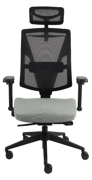 Fotel Futura 4S Plus Black, ergonomiczny, do biura, do gabinetu