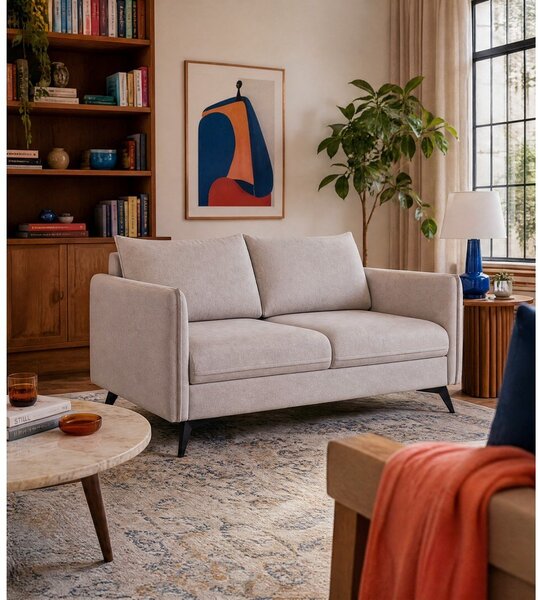 Beżowa sofa 138 cm Juli Bis – Ropez