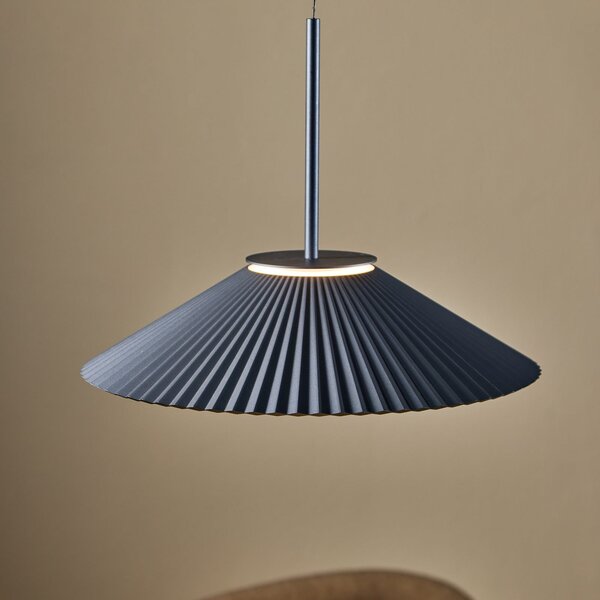 Lampa Wisząca LOOM DESIGN, Ballerina, ściemnialny, niebieski, salon, aluminium, nowoczesny