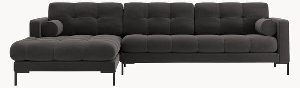 Sofa narożna o wyglądzie aksamitu Bali (5-osobowa)