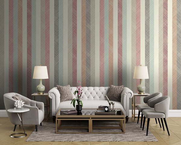 Fototapeta Kolorowe tło z zygzakowatym wzorem, Fototapety design, Popularne Fototapety, u96798 - Tapeko.pl