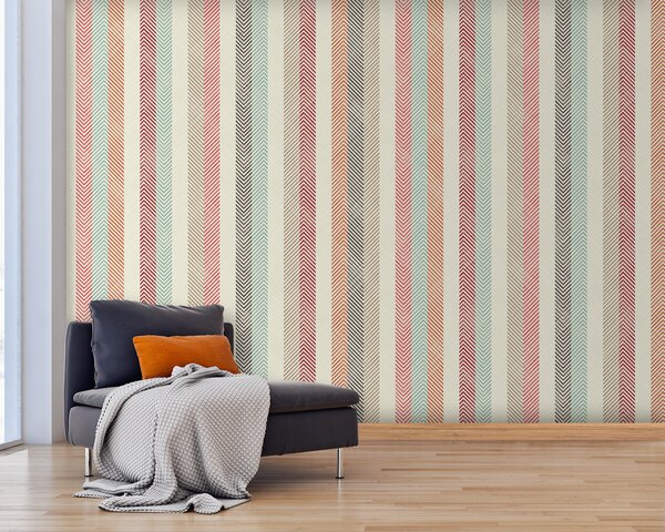 Fototapeta Kolorowe tło z zygzakowatym wzorem, Fototapety design, Popularne Fototapety, u96798 - Tapeko.pl