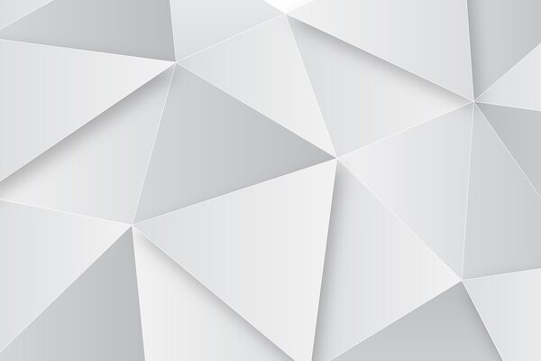 Fototapeta Wzór białych trójkątów, Fototapety 3d z figurami, Popularne Fototapety, u96897 - Tapeko.pl