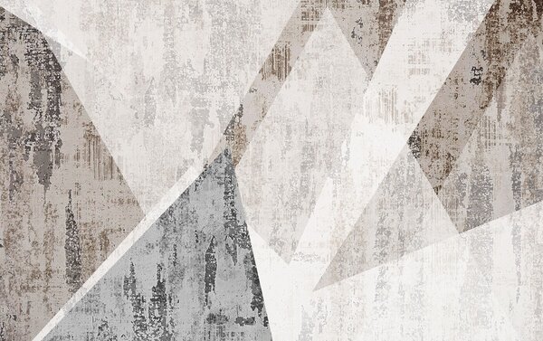 Fototapeta Abstrakcyjna geometryczna tekstura w neutralnych odcieniach, Fototapety 3d z figurami, Popularne Fototapety, u97203 - Tapeko.pl