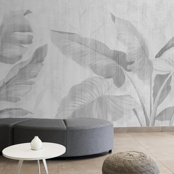 Fototapeta Eleganckie liście na subtelnym tle, Fototapety Natura, Popularne Fototapety, u00299v3 - Tapeko.pl