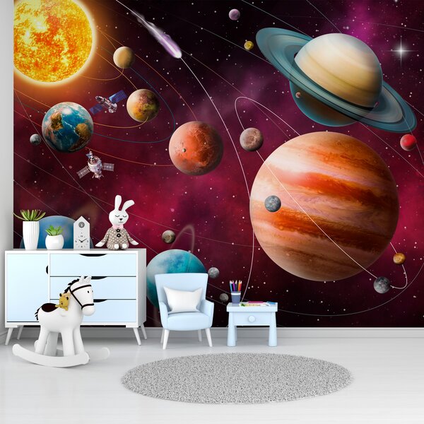 Fototapeta Planety i gwiazdy w kosmosie, Fototapety Natura, Popularne Fototapety, u97423 - Tapeko.pl