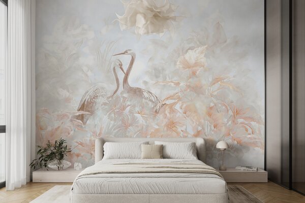 Fototapeta Para ptaków w krzakach, Fototapety Ptaki, Popularne Fototapety, u67508 - Tapeko.pl