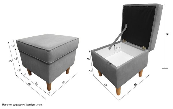 EMWOmeble DUŻY ZESTAW MEBLI WYPOCZYNKOWYCH - XXL - DLA 6 OSÓB (3+2+1F+1P)