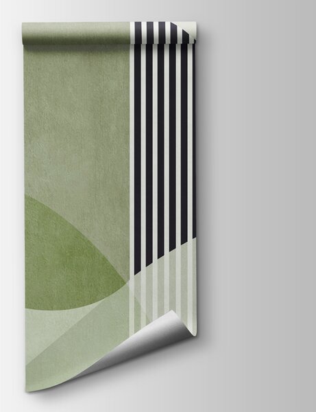 Fototapeta Zielono-czarny geometryczny wzór, Fototapety Abstrakcja, Popularne Fototapety, u74075v3 - Tapeko.pl