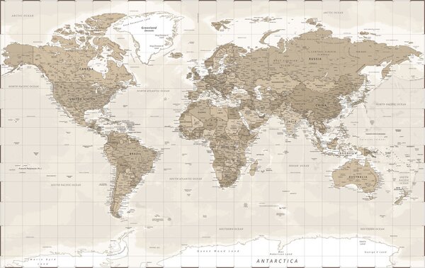 Fototapeta Mapa świata, Fototapety z mapami świata, Popularne Fototapety, u97342 - Tapeko.pl