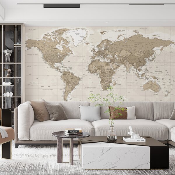 Fototapeta Mapa świata, Fototapety z mapami świata, Popularne Fototapety, u97342 - Tapeko.pl