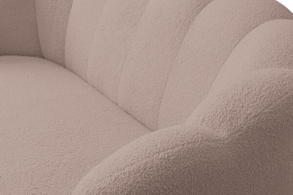 Sofa MARONTI boucle różowy