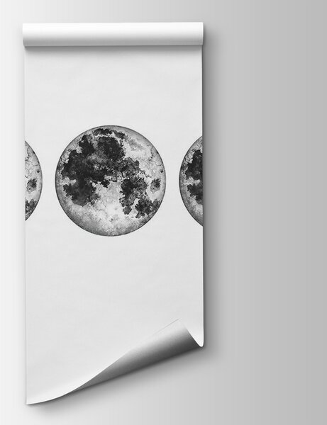 Fototapeta Rząd faz księżyca, Fototapety Dziecięce, Popularne Fototapety, u98058 - Tapeko.pl