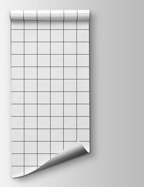 Fototapeta Siatka białych kwadratów, Fototapety Geometryczne, Popularne Fototapety, u98561 - Tapeko.pl