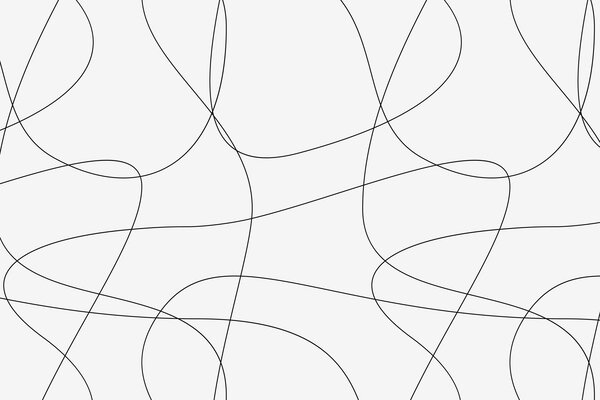 Fototapeta Czarne linie na białym tle, Fototapety Geometryczne, Popularne Fototapety, u98563 - Tapeko.pl