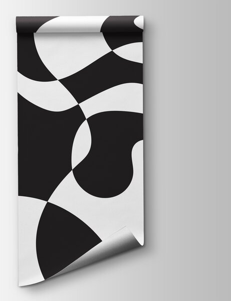 Fototapeta Czarno-biały wzór, Fototapety Geometryczne, Popularne Fototapety, u98575 - Tapeko.pl
