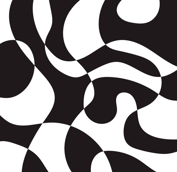 Fototapeta Czarno-biały wzór, Fototapety Geometryczne, Popularne Fototapety, u98575 - Tapeko.pl