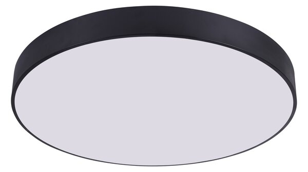 NOWOCZESNA LAMPA SUFITOWA PLAFON CZARNY ORBO D78