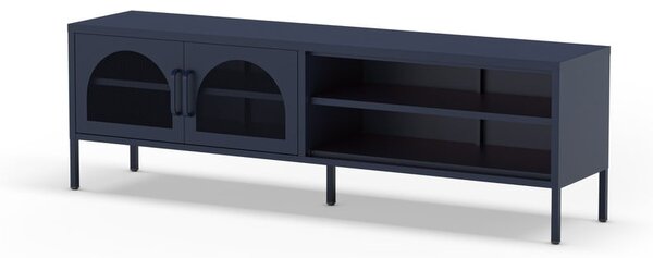 Ciemnoniebieska szafka pod TV 160x50 cm Diora – Marckeric