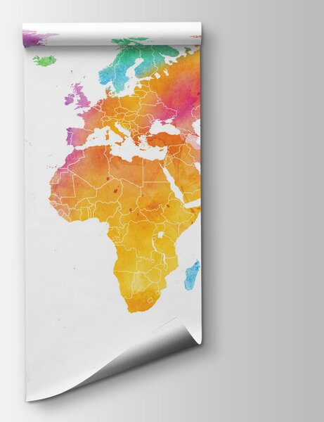Fototapeta Mapa świata, Fototapety Dziecięce, Popularne Fototapety, u99071 - Tapeko.pl