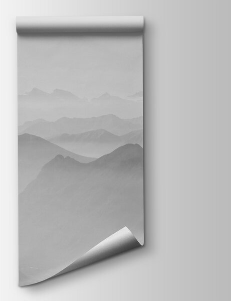 Fototapeta Czarno-biały obraz gór, Fototapety Góry, Popularne Fototapety, u99719v1 - Tapeko.pl
