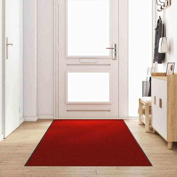 Dywanik wejściowy Czerwony i Czarny 120 x 400 cm Poliamid i PVC