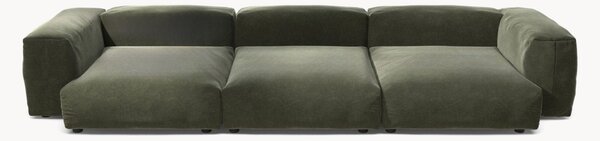 Sofa modułowa z aksamitu Vetsak (4-osobowa)