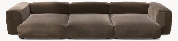Sofa modułowa z aksamitu Vetsak (4-osobowa)