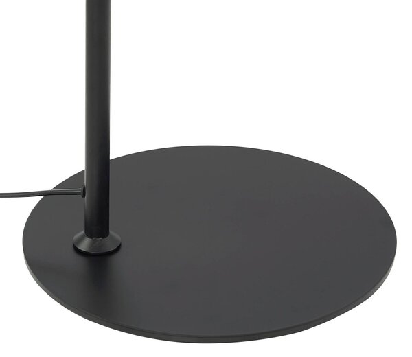 Lampa stojąca Corali Lindby, czarny, salon / jadalnia, metal, nowoczesny