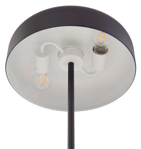 Lampa stojąca Edion Lindby, czarny, salon / jadalnia, metal, nowoczesny