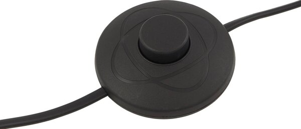 Lampa stojąca Kaida Lindby, czarny, salon / jadalnia, metal, nowoczesny