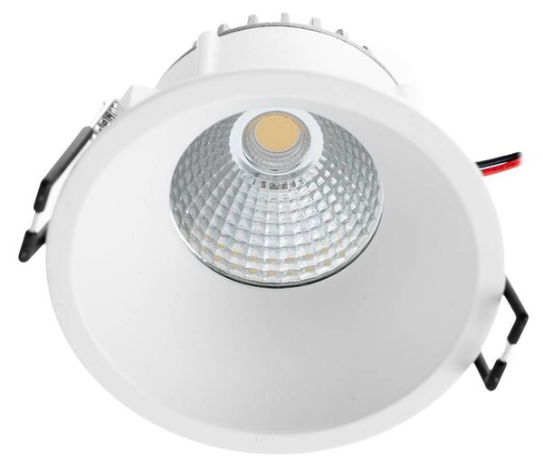Arcchio LED downlight Niria, biały, 2 700K Niria Arcchio, możliwość ściemniania, biały / opal, salon / jadalnia, aluminium, nowoczesny