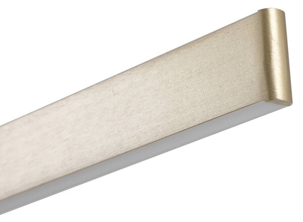 Inteligentna lampa wisząca Mylosh Lucande, możliwość ściemniania, mosiężny / złoty, salon / jadalnia, aluminium, nowoczesny