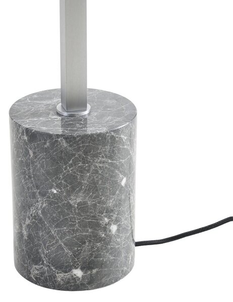 Lampa stojąca LED Steve Lucande, możliwość ściemniania, aluminiowy / szary / cynkowy, salon / jadalnia, metal, nowoczesny