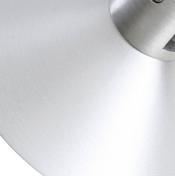 Lampa stojąca LED Steve Lucande, możliwość ściemniania, aluminiowy / szary / cynkowy, salon / jadalnia, metal, nowoczesny