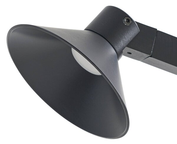 Lampa stojąca LED Steve Lucande, możliwość ściemniania, czarny, salon / jadalnia, metal, nowoczesny