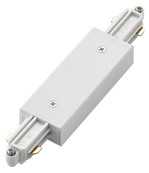 System szynowy Lindby Linaro, GU10, 6-punktowa, biały, kształt C Linaro, biały / opal, salon / jadalnia, aluminium, nowoczesny