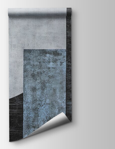 Fototapeta Czarno-niebiesko-białe dzieło sztuki, Fototapety design, Popularne Fototapety, w07878v1 - Tapeko.pl