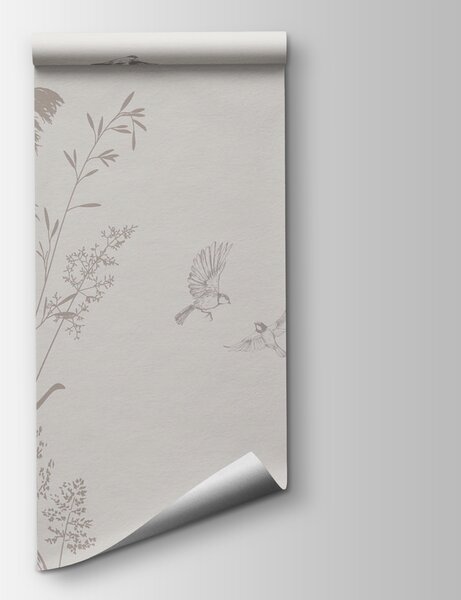 Fototapeta Ptaki latające nad wysoką trawą, Fototapety Natura, Popularne Fototapety, w08172 - Tapeko.pl