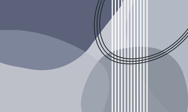 Fototapeta Szare i białe tło z czarnymi okręgami i liniami, Fototapety Abstrakcja, Popularne Fototapety, w08173v2 - Tapeko.pl