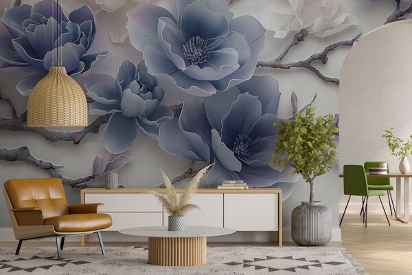 Fototapeta Zbliżenie na kwiaty, Fototapety Natura, Popularne Fototapety, w01359v1 - Tapeko.pl