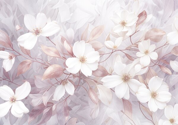 Fototapeta Zbliżenie na kwiaty, Fototapety Natura, Popularne Fototapety, w08196 - Tapeko.pl