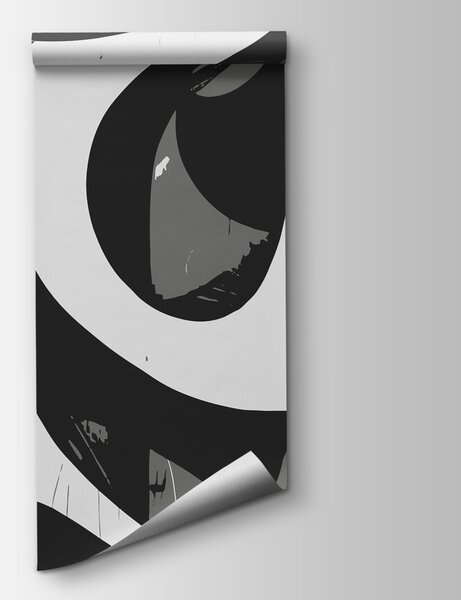 Fototapeta Czarno-biały obraz wirującego wzoru, Fototapety design, Popularne Fototapety, w00964 - Tapeko.pl