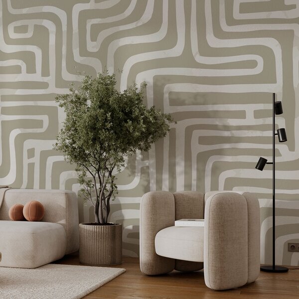 Fototapety Stylowy, nowoczesny labirynt, Nowoczesne Fototapety, w08299 : Uwalls.pl