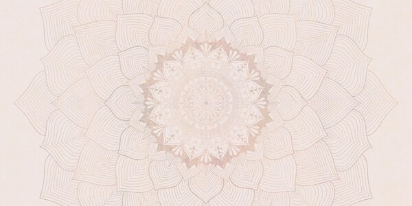 Fototapety Okrągła mandala, tapeta do jogi lub do harmonizacji przestrzeni osobistej. Mandala ścienna w, Fototapeta Ombre, w01088 : Uwalls.pl