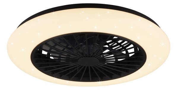 Lampa sufitowa LED w kolorze matowej czerni Stralsund – Reality